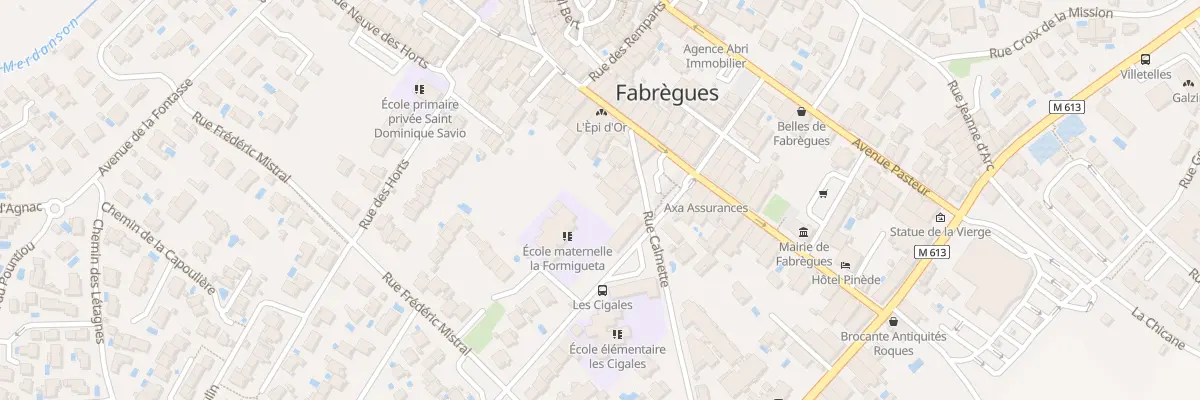 Plan du 10 Rue Calmette à Fabrègues