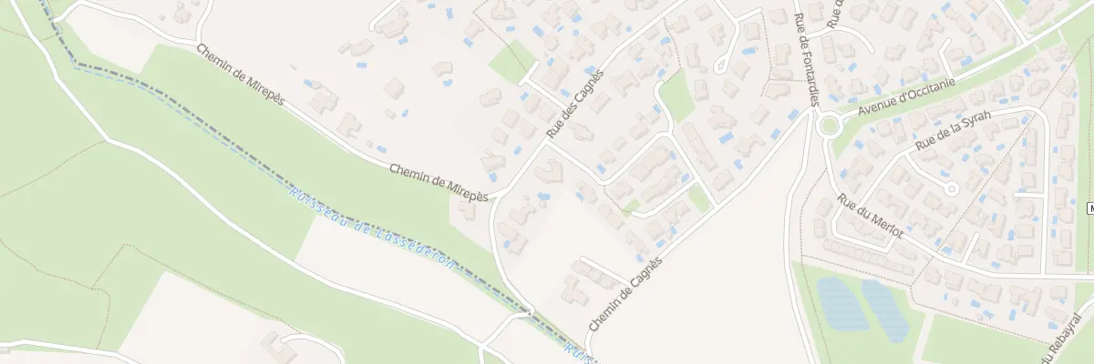 Plan du 13 Rue des Cagnès à Saint-Georges-d’Orques