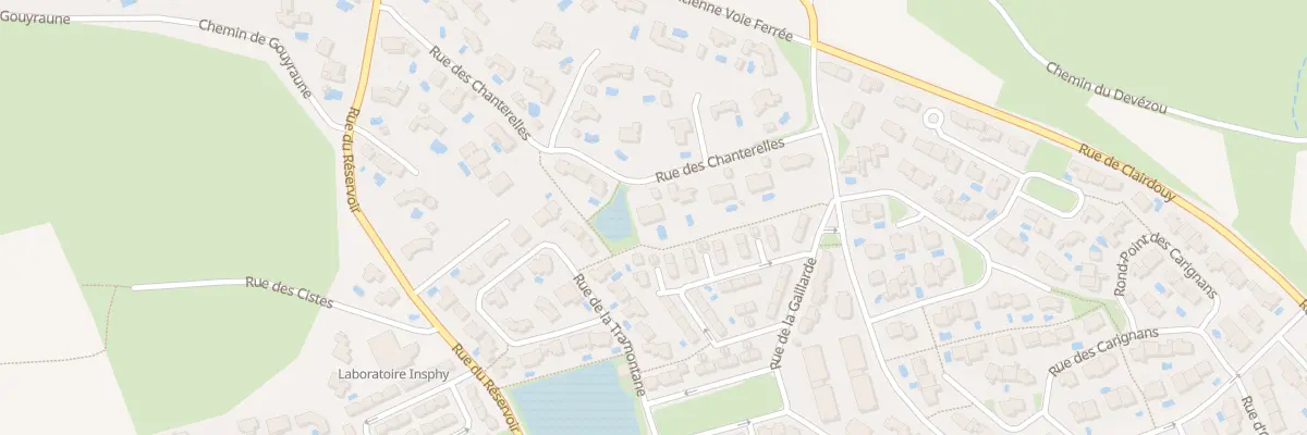 Plan du 8 Rue des Chanterelles à Saint-Georges-d’Orques