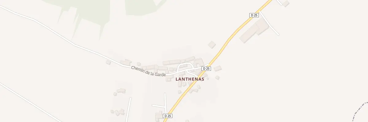 Plan du 5236 Lanthenas à Loudes
