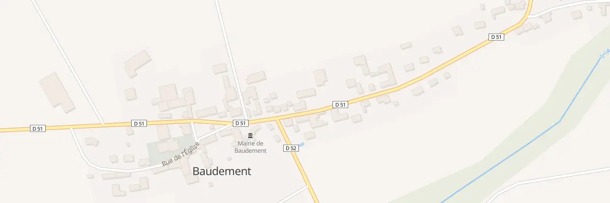 Plan du 25 Rue Principale à Baudement