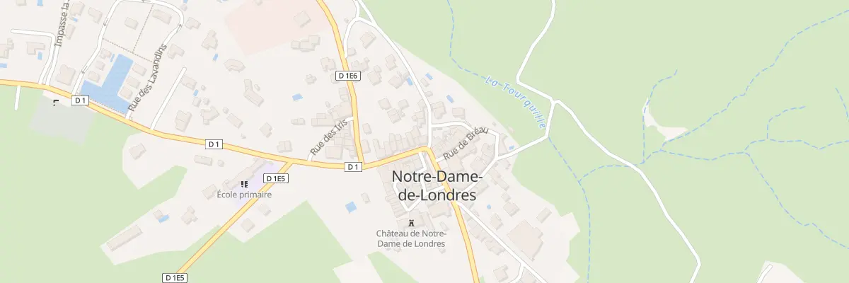 Plan du 5496 Le Village à Notre-Dame-de-Londres