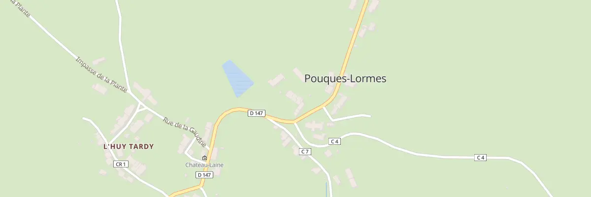 Plan du 45 Le Bourg à Pouques-Lormes