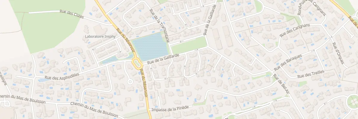Plan du 25 Rue de la Gaillarde à Saint-Georges-d’Orques