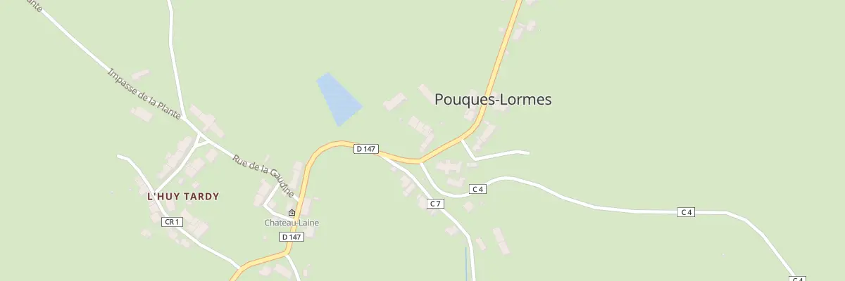 Plan du 44 Le Bourg à Pouques-Lormes