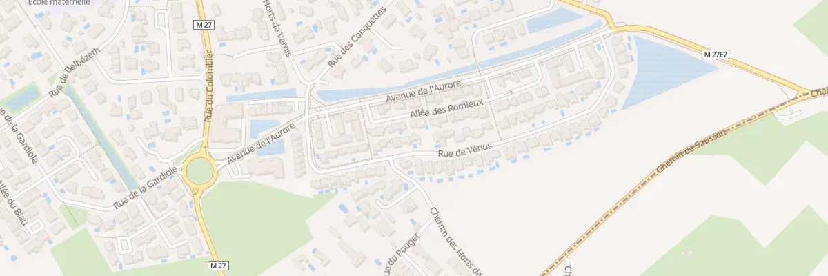 Plan du 5 Rue de Venus à Saussan