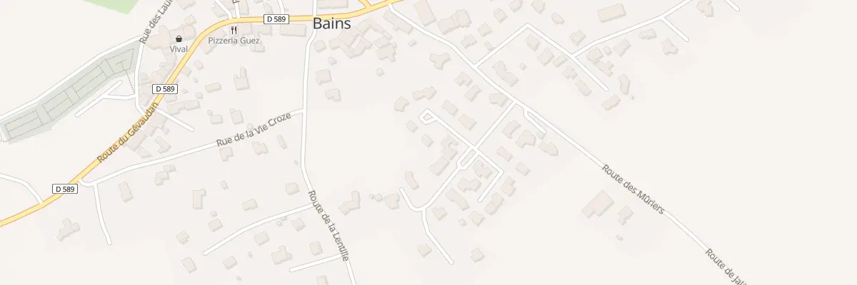 Plan du 97 Imp des Bleuets à Bains