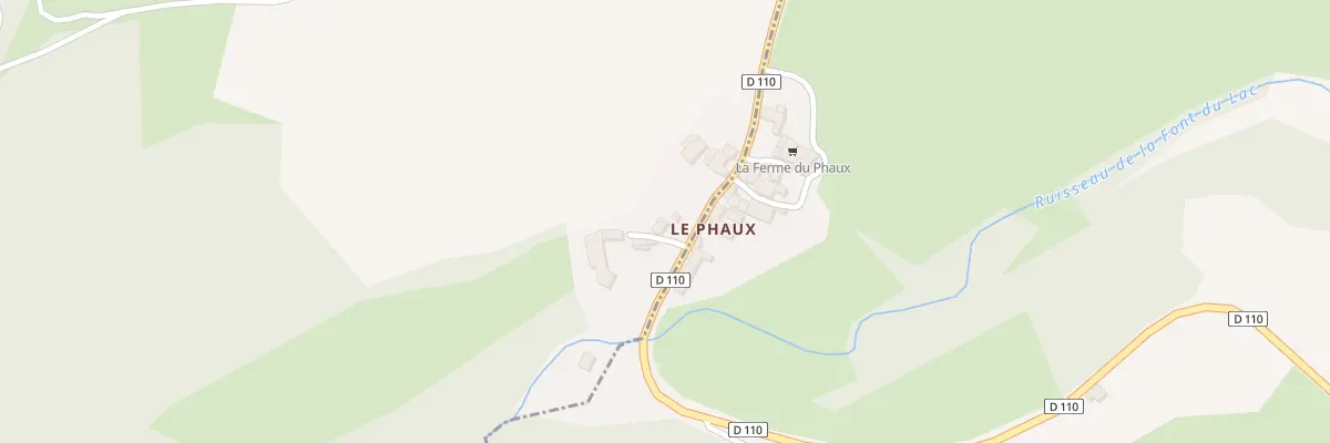 Plan du 8 Le Phaux à Noirétable