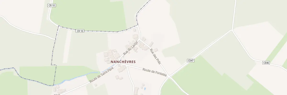 Plan du 8 Rue du Lavoir (Nanchevre) à Saint-Père
