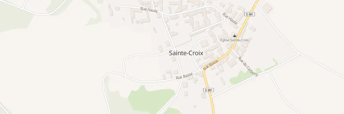 Plan du 1 Rue des Quatre Ruelles à Sainte-Croix