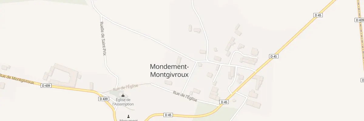 Plan du 1 Rue de la Fontaine à Mondement-Montgivroux