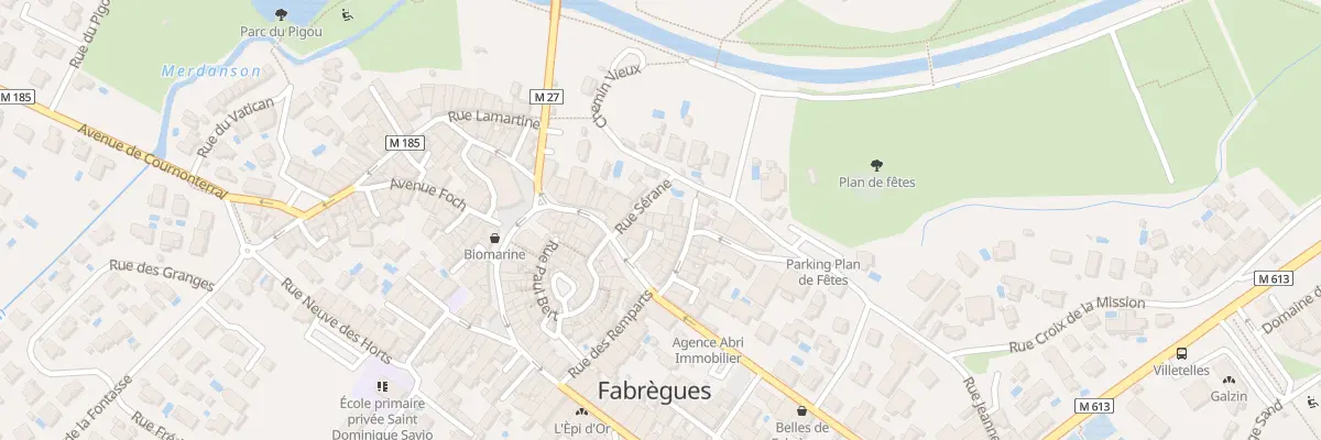Plan du 5157 Imp Victor Hugo à Fabrègues