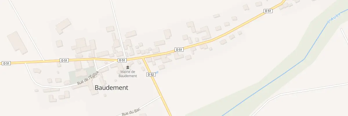 Plan du 14 Rue Principale à Baudement