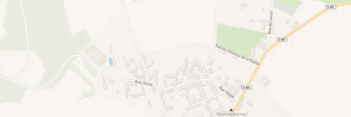 Plan du 16 Rue Haute à Sainte-Croix