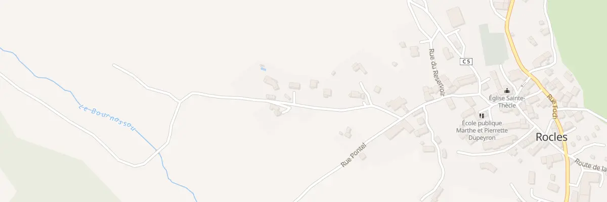 Plan du 5141 Rue de Las Costes à Rocles