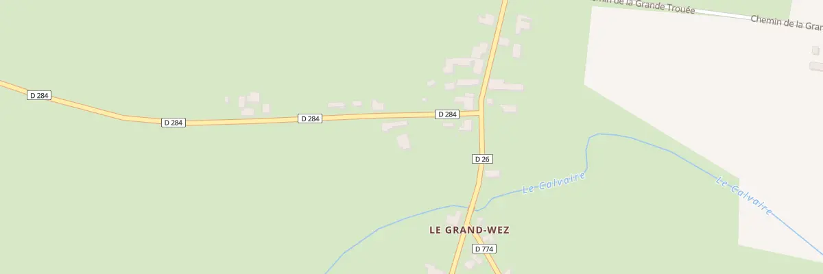 Plan du 4 Rue de la Plaine du Grand Wez à Esquéhéries