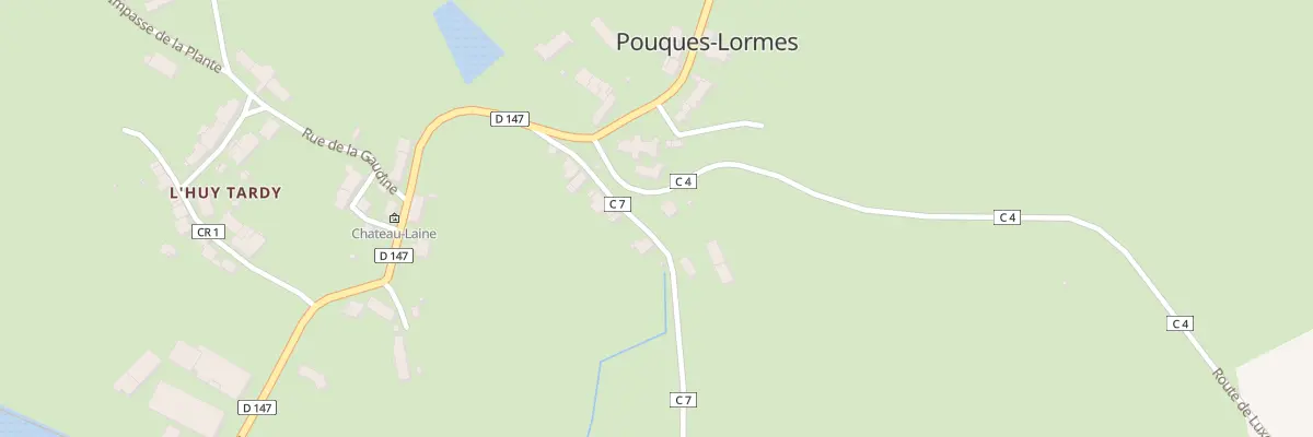 Plan du 6 Le Bourg à Pouques-Lormes