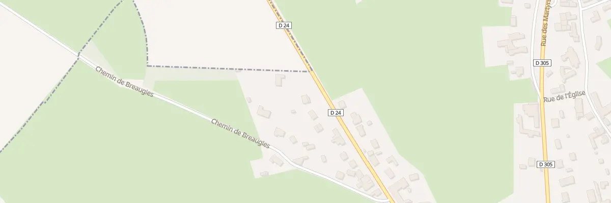 Plan du 25 Rue de Ruinse à Houdain-lez-Bavay