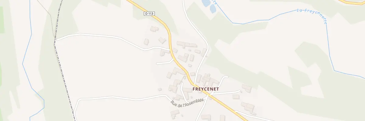 Plan du 5126 Freycenet à Borne