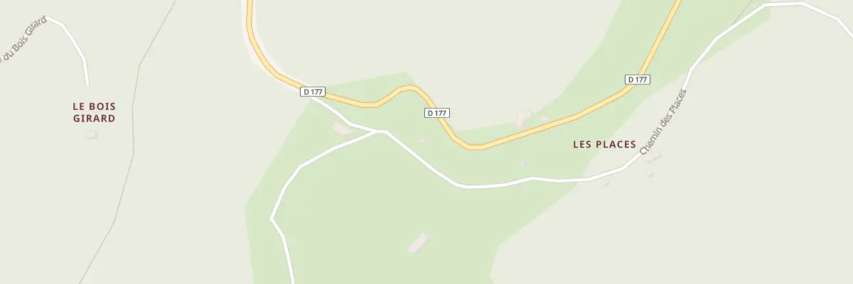 Plan du 76 Rte de la Loge des Gardes à La Chabanne