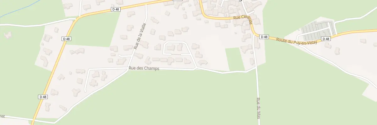 Plan du 1 Imp Croix du Vallat à Sanssac-l’Église