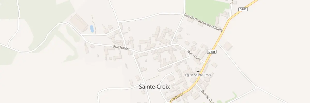 Plan du 15 Rue Haute à Sainte-Croix