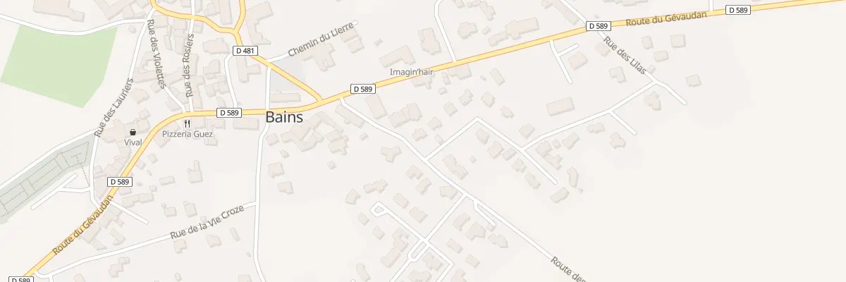 Plan du 17 Rue des Peupliers à Bains