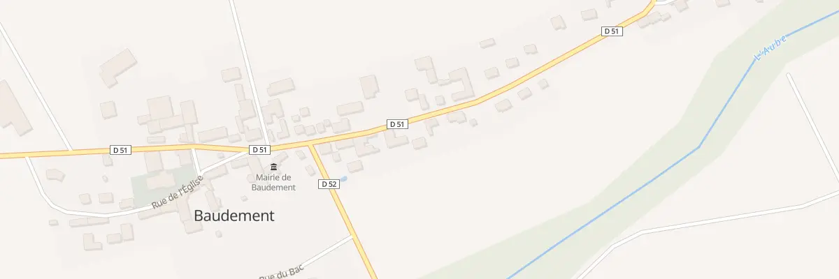 Plan du 16 Rue Principale à Baudement