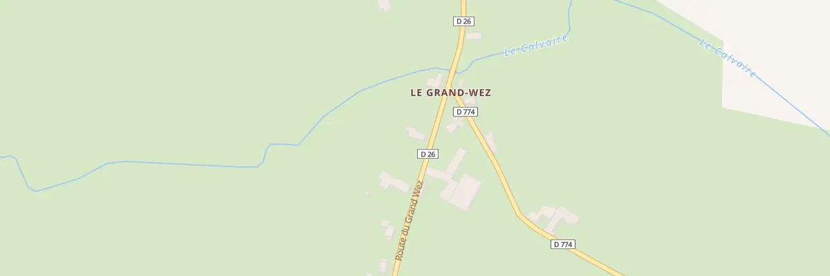 Plan du 9 Rte du Grand Wez à Esquéhéries
