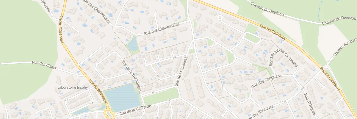 Plan du 6 Rue de la Gaillarde à Saint-Georges-d’Orques