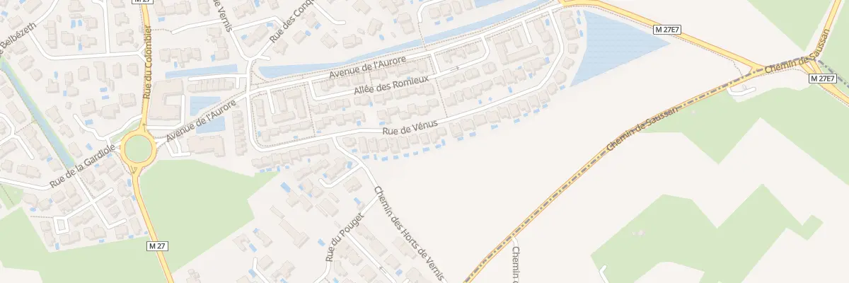 Plan du 16 Rue de Venus à Saussan