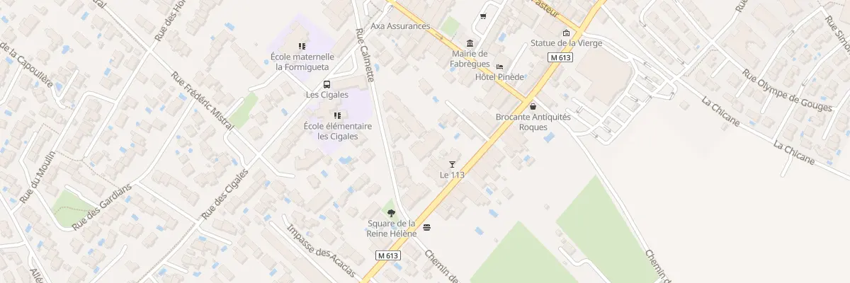 Plan du 9 Rue Calmette à Fabrègues