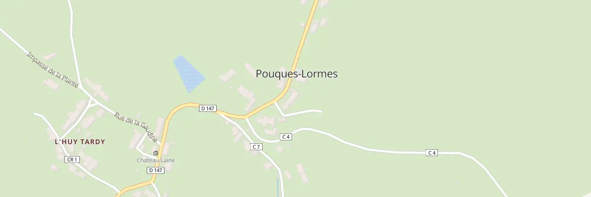 Plan du 2 Le Bourg à Pouques-Lormes