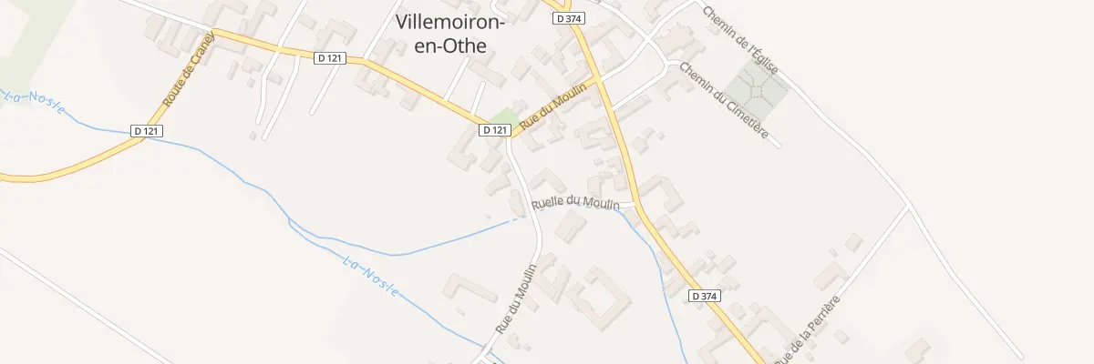 Plan du 3 Rue du Moulin à Villemoiron-en-Othe