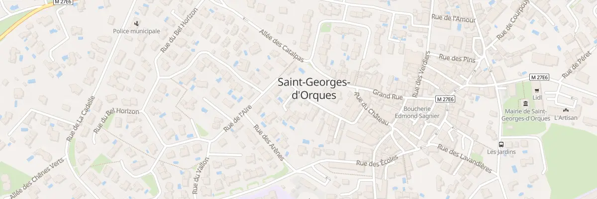 Plan du 15 Rue de la Cité à Saint-Georges-d’Orques