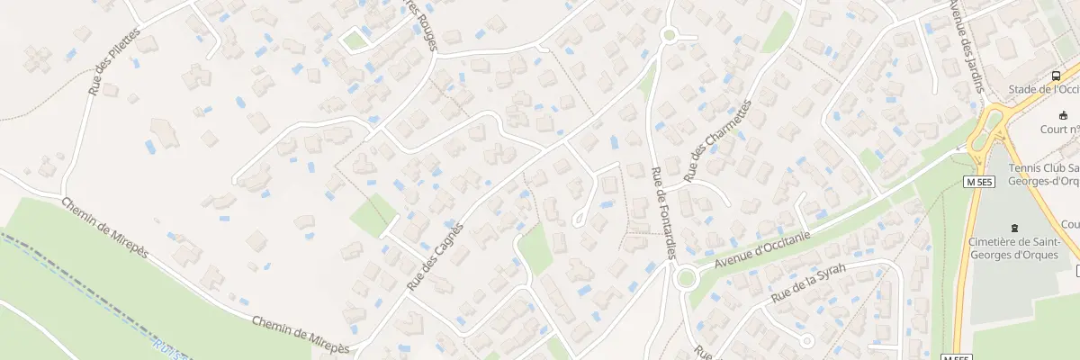Plan du 3 Rue des Cagnès à Saint-Georges-d’Orques
