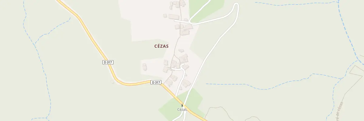 Plan du 5799 Cezas Est à Sumène