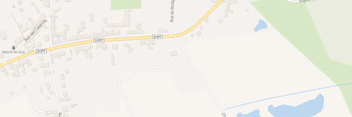 Plan du 46 N Route Nationale à Samoussy