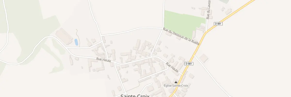 Plan du 12 Rue Haute à Sainte-Croix