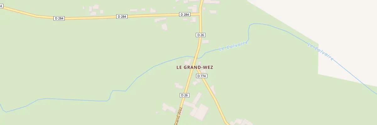 Plan du 11 Rte du Grand Wez à Esquéhéries