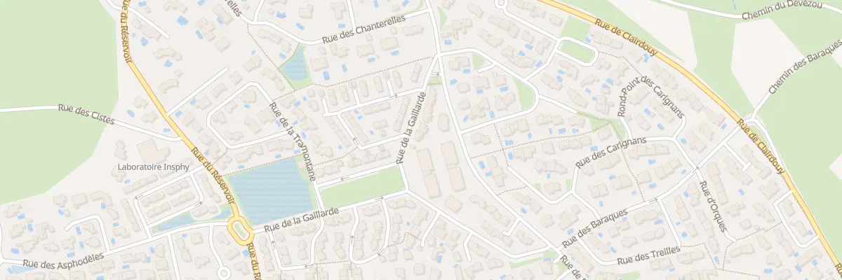 Plan du 11 Rue de la Gaillarde à Saint-Georges-d’Orques