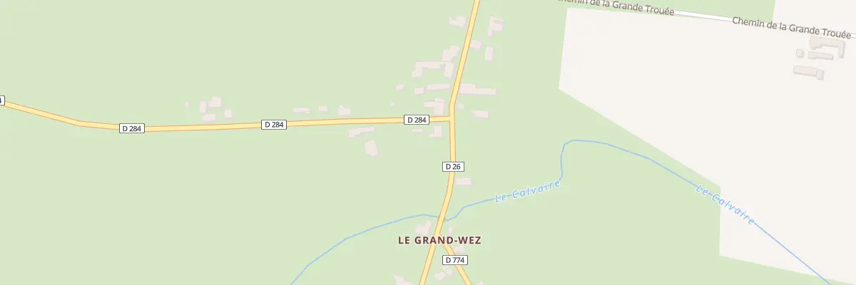 Plan du 13 Rte du Grand Wez à Esquéhéries