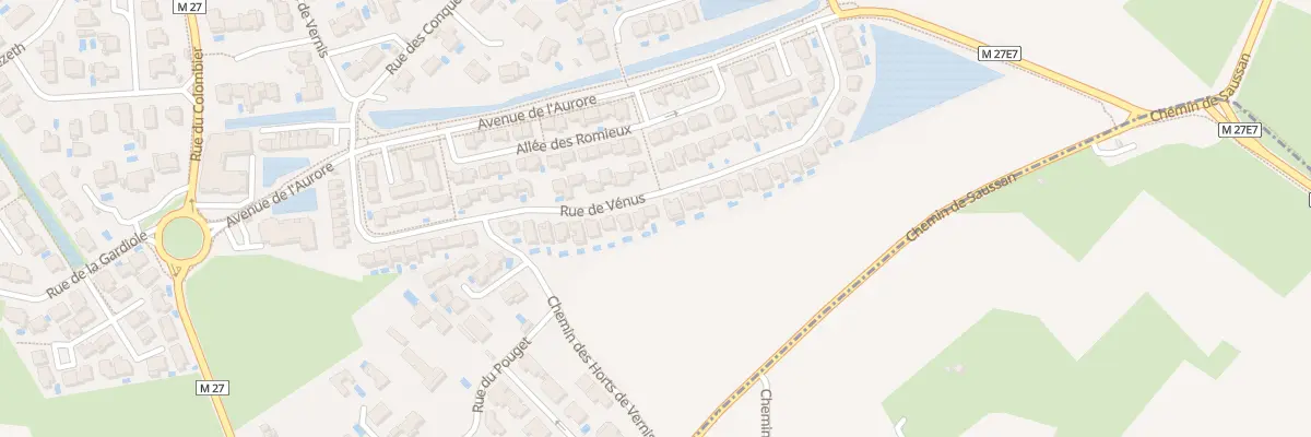 Plan du 20 Rue de Venus à Saussan