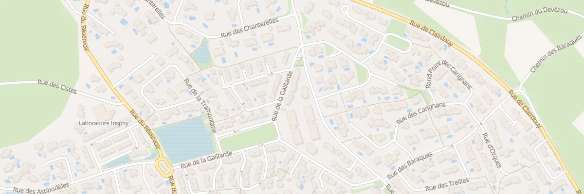 Plan du 9 Rue de la Gaillarde à Saint-Georges-d’Orques