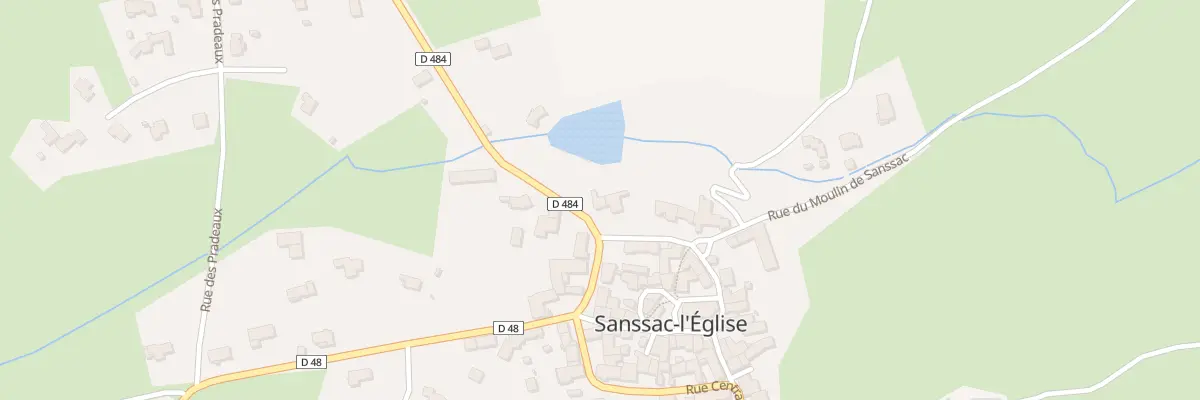 Plan du 24 Rue du Docteur Louis Martin à Sanssac-l’Église