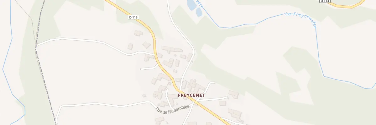 Plan du 5123 Freycenet à Borne