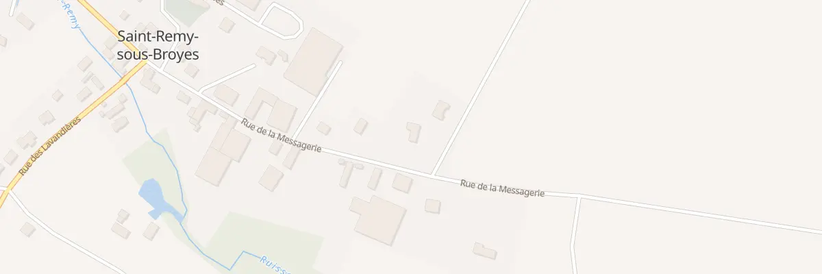 Plan du 11 Rue de la Messagerie à Saint-Remy-sous-Broyes