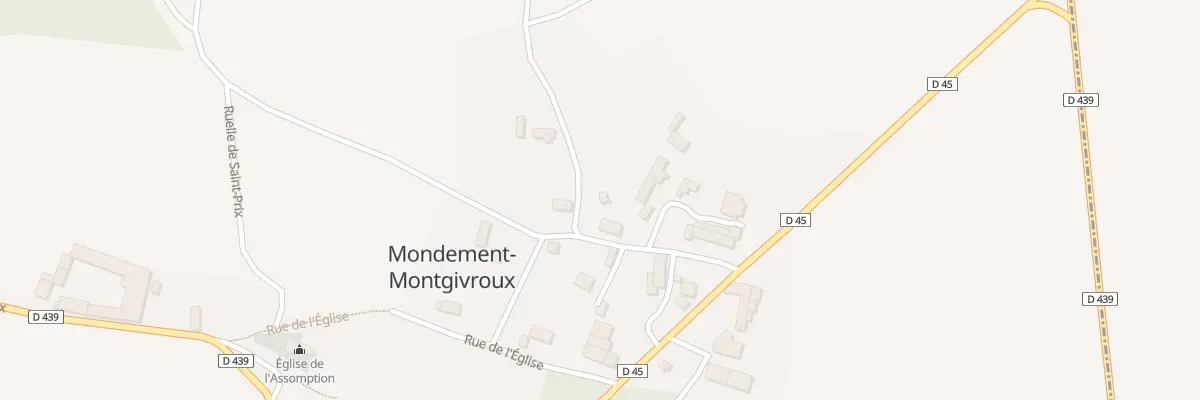 Plan du 5001 Rue de Oyes à Mondement-Montgivroux