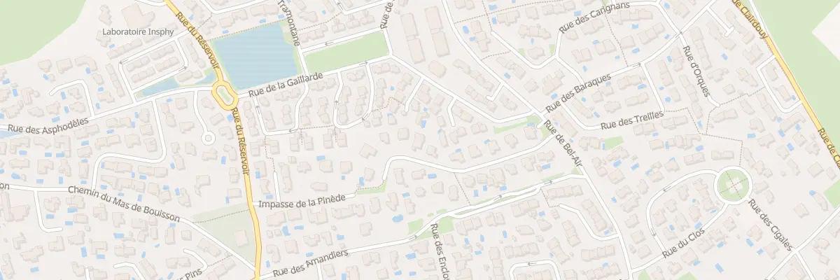 Plan du 14 Rue du Belvédère à Saint-Georges-d’Orques