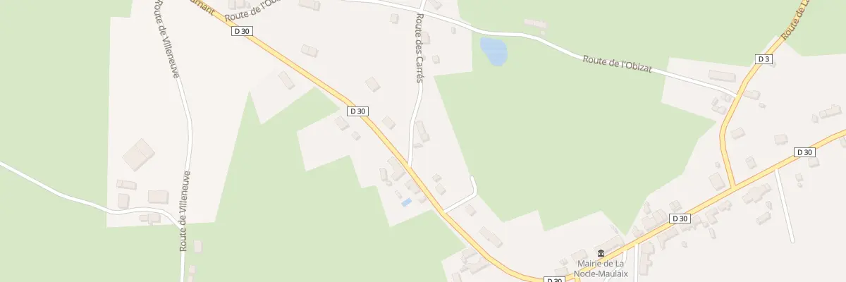 Plan du 4 Rte des Carrés à La Nocle-Maulaix